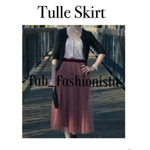 Little miss Darla Tulle Skirt size medium